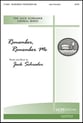Remember, Remember Me SATB choral sheet music cover